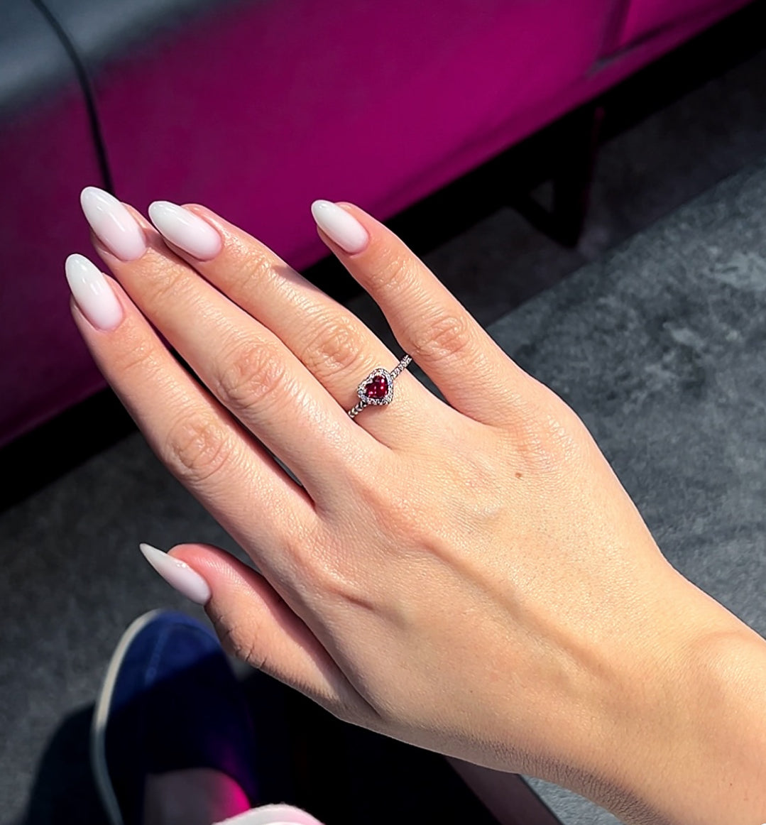 Diamond Heart Ring - خاتم القلب الألماسي