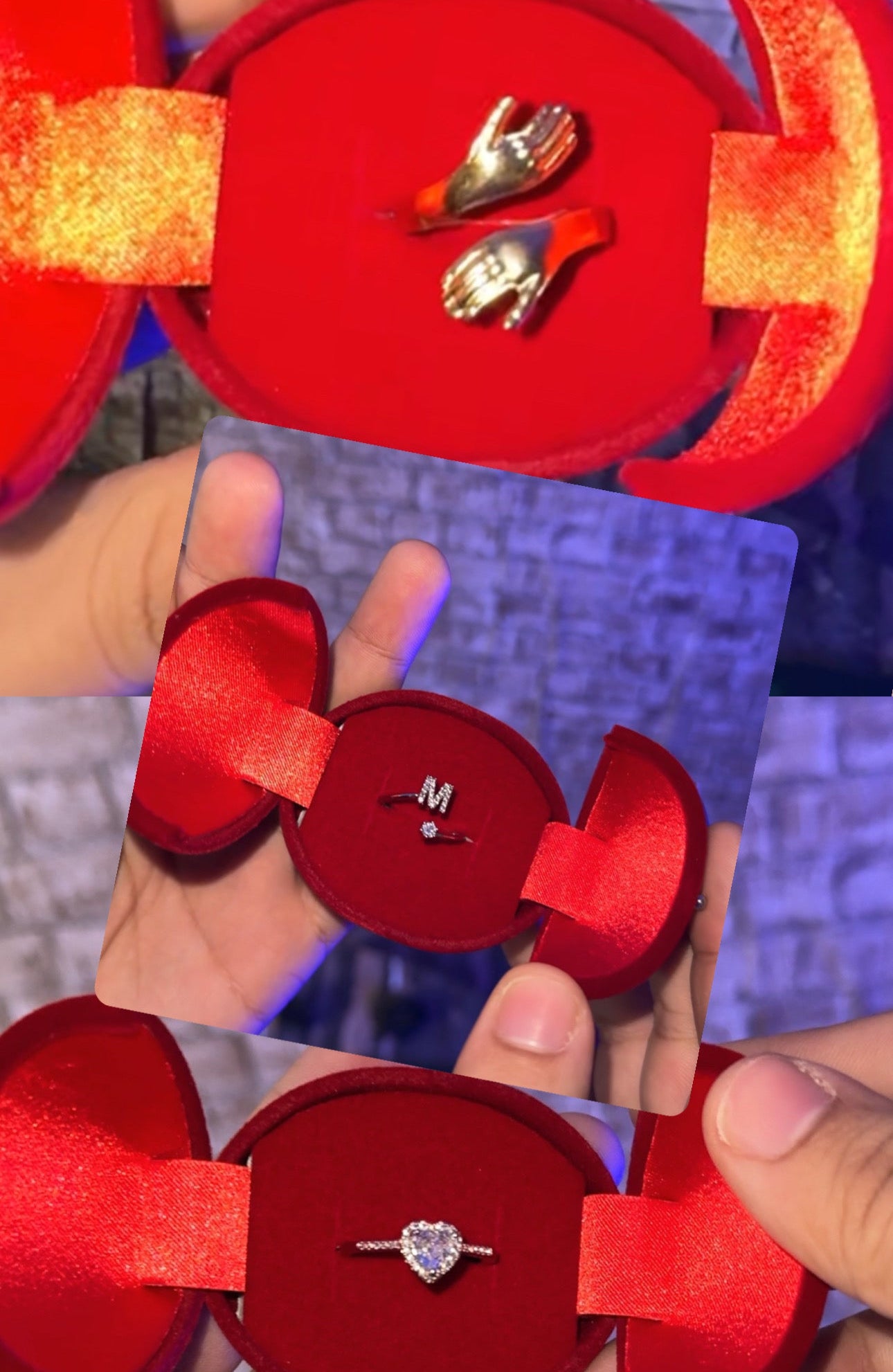 علبة خاتم الحب - love ring box mini